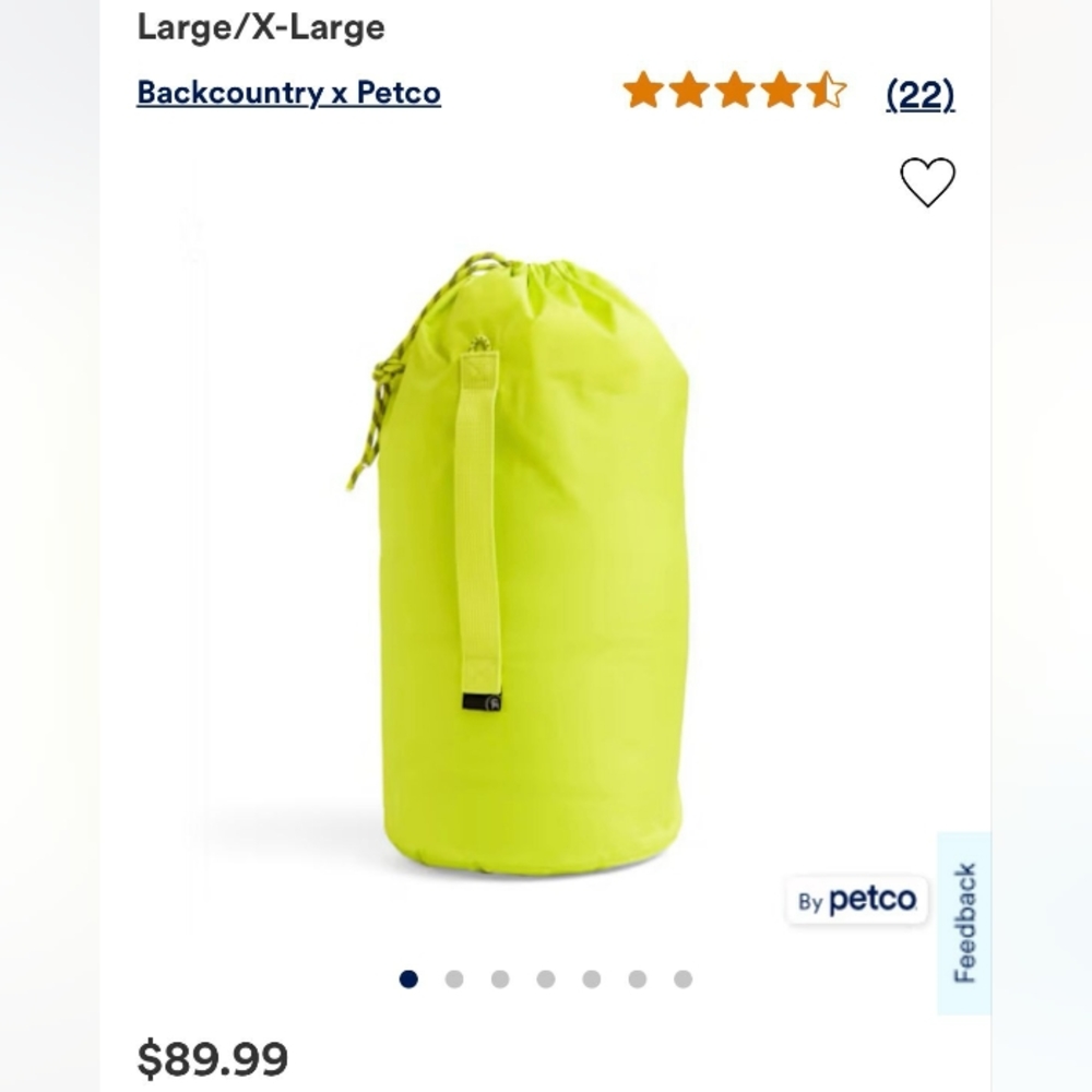NWT DOG THERMAL SLEEPING BAG BY PETCO SZ S/M 27 L X 38 W inc (68 L X 96 W Cm) - Picture 10 of 10